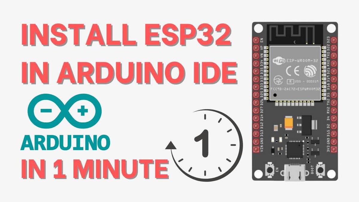ebokify's tweet image. Install ESP32 Board in Arduino IDE in less than 1 minute
ebokify.com/install-esp32-…
📕 ESP32 eBooks:
ebokify.com/esp32
#ESP32 #ESP32S3 #ESP32C6 #ESP32Project #ESP32Tutorial #Espressif #Arduino #IoT #Microcontroller #ebokify