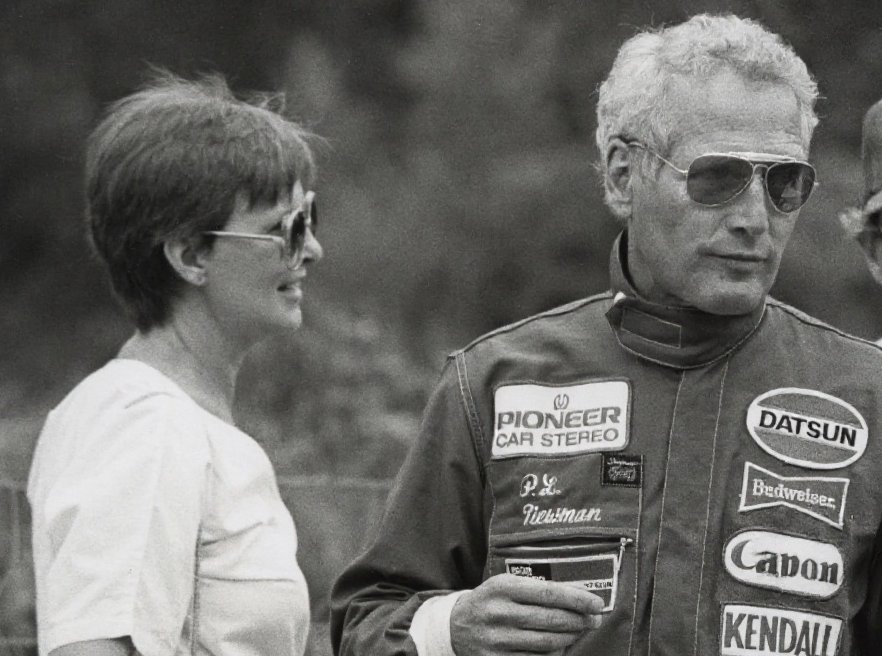 Joanne Woodward and Paul Newman, 1980, at Limerock Racetrack. Always a jaw dropper under Ron's lens.

📸 Purchase book today: rongalella.com/books/
Who is the real icon between: Joanne or Paul?