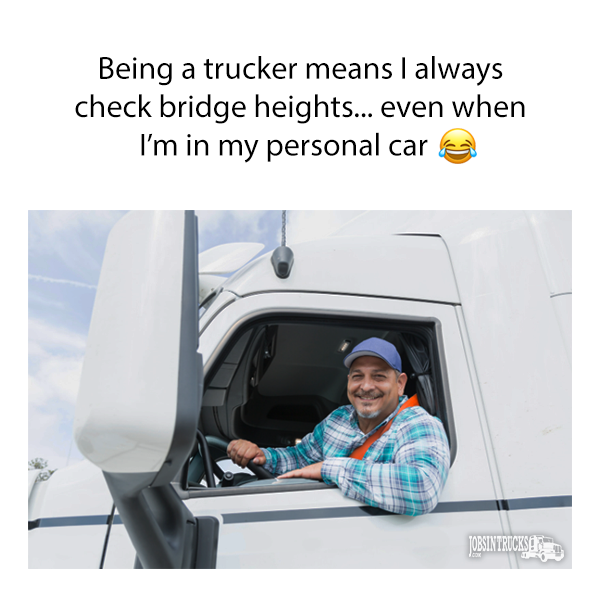 JobsInTrucks's tweet photo. Force of habit!
#truckerlife #oversizeload #cdldriver https://t.co/Rvbuh7hfDc
