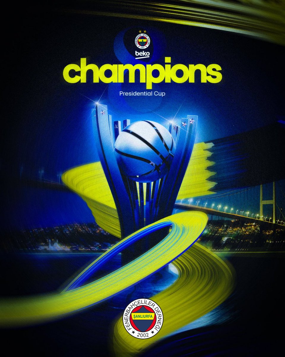 🏆 Kupanın adı: Fenerbahçe Beko!

Cumhurbaşkanlığı Kupası, 8. kez ait olduğu yerde. 💛💙

#FenerbahçeBeko