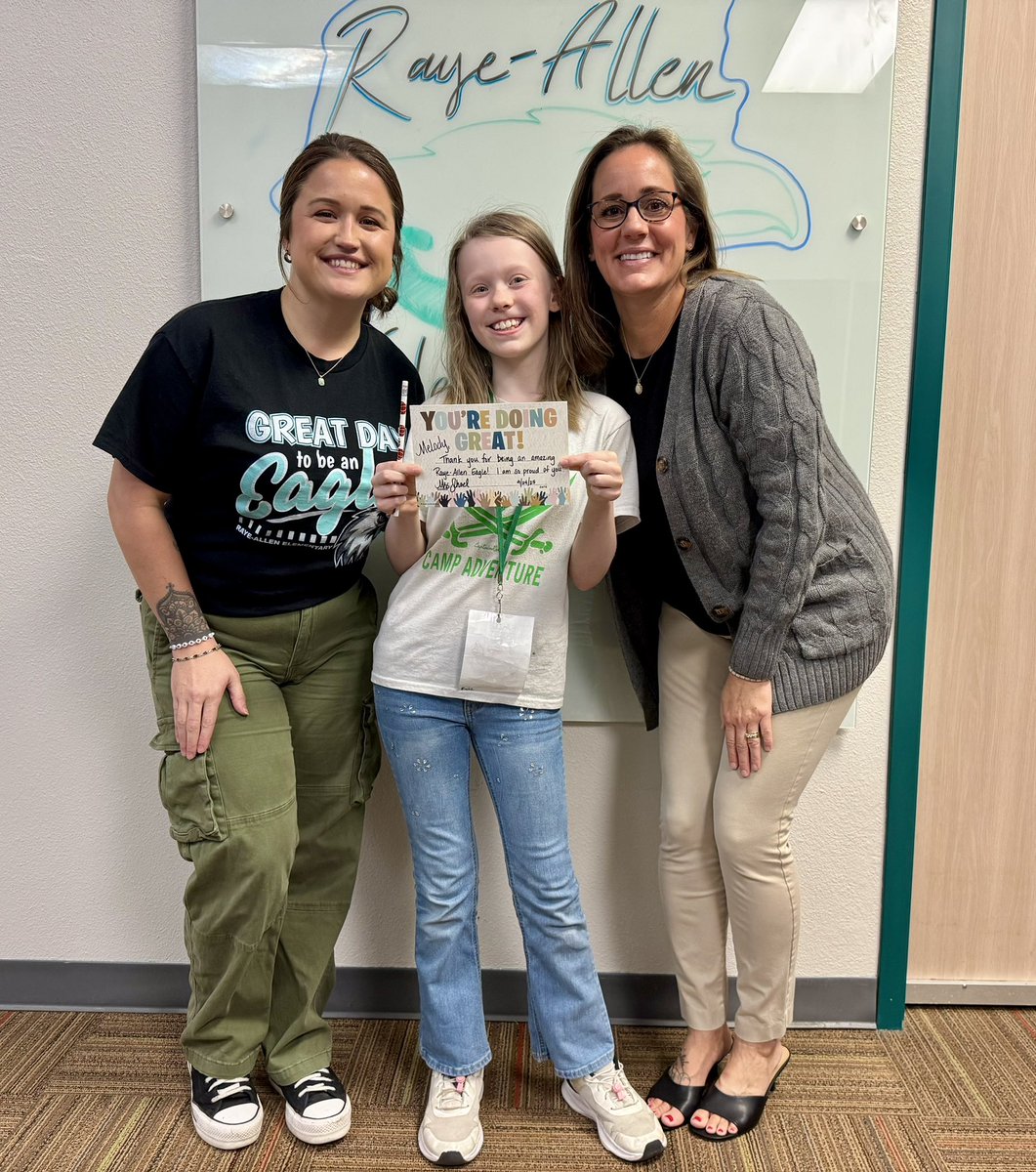 We surprised some of our Eagles by asking staff to submit names of students with reasons to celebrate. 🦅💙💚 Way to go, Eagles!