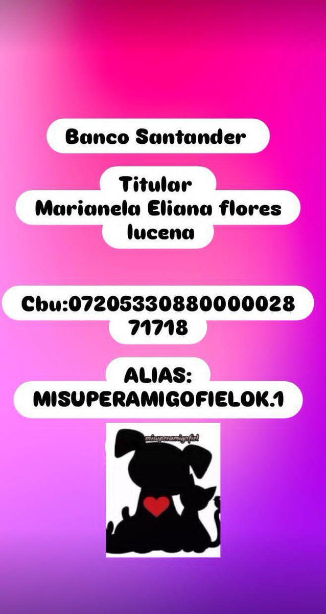 mpago.la/161BC5M
5000

mpago.la/1UeDB8x
7000

mpago.la/19oRn6E
8000

mpago.la/2nxysnq 
10000

mpago.la/2KaUzem
15000
ALIAS MISUPERAMIGOFIEL 
BRENDA MEDINA