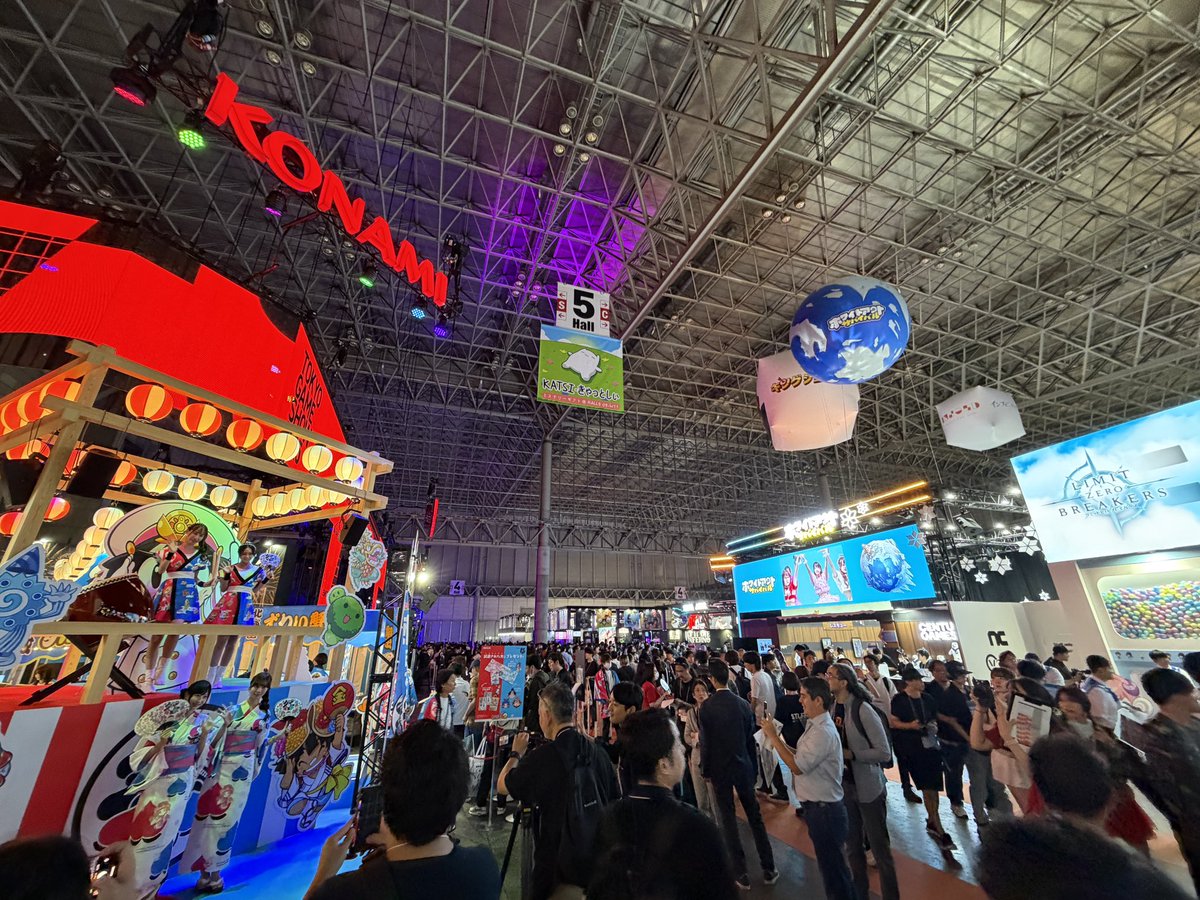 TGS参戦！！
動画撮るのに夢中で写真撮るの忘れてた笑
早速めっちゃ盛り上がってる！

#TGS2025