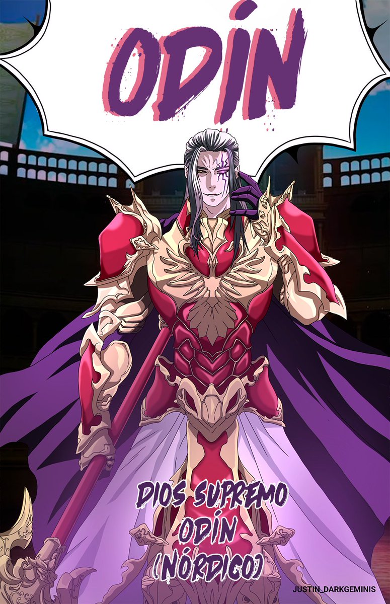Dios supremo Odin. Forma de combate 
#終末のワルキューレ
#shuumatsunovalkyrie 
#RecordofRagnarok