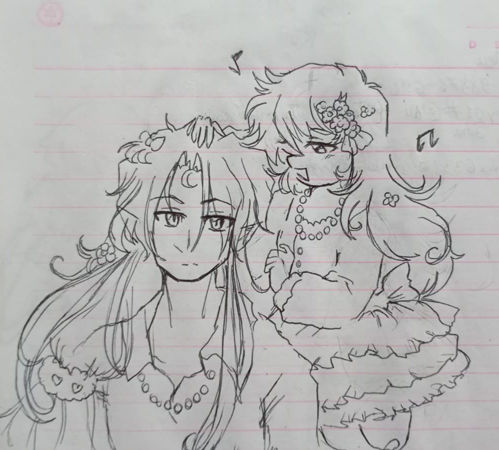 Rinflower58238's tweet photo. Small doodles of a modern era Sesshomaru and Rin
I still will color it but it got so cute that I also like to register before coloring
She's letting her dad pretty
#inuyasha #inuyasharin #rin #sesshomaru #inuyashaau https://t.co/UWHPbN9YOo
