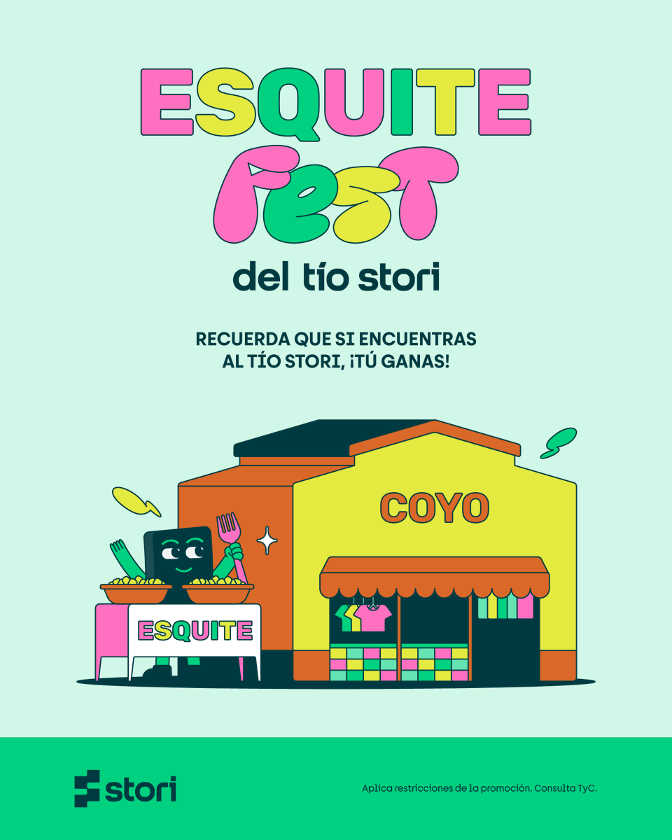 mi_stori's tweet image. 🌽✨ El Esquite Fest del Tío Stori se viene con todo. Prepárate para días de puro antojo, sorpresas y la oportunidad de ganar desde el primer bocado. #Esquites #Fest #TíoStori
