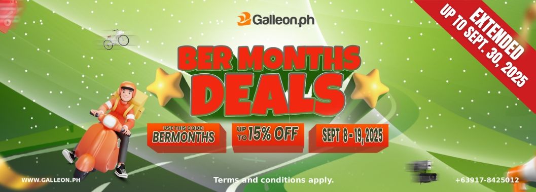 𝐒𝐀𝐋𝐄 𝐄𝐗𝐓𝐄𝐍𝐃𝐄𝐃! Our BER Months Sale continues at Galleon.ph! - mailchi.mp/galleon.ph/our…