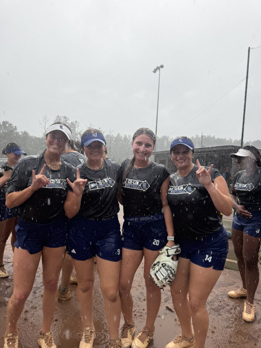 Champions are built in all conditions!! Rain today, locked in tomorrow! #welcometowesson #winnerswearblue