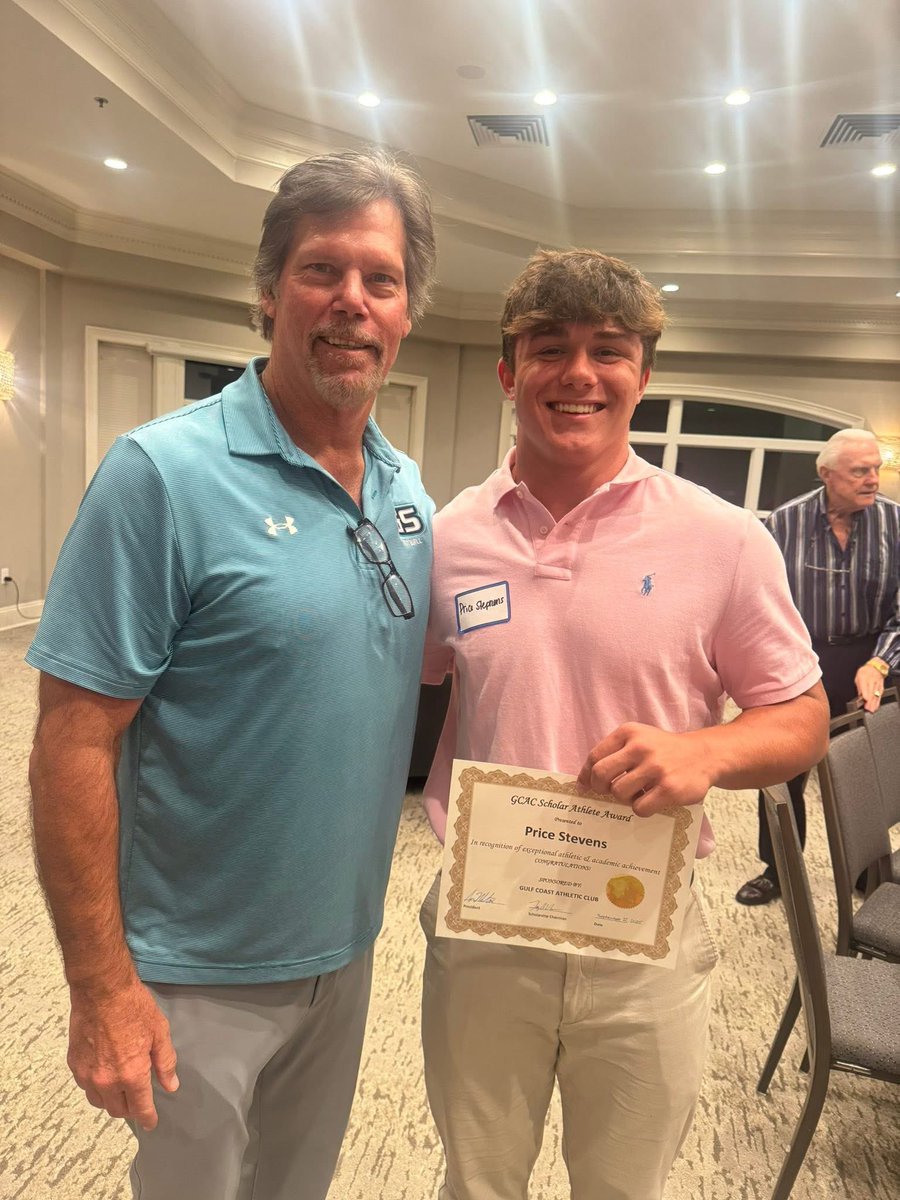 🎉 Huge congratulations to senior <a href="/PriceStephens20/">Price Stephens</a> for being named the Gulf Coast Athletic Club’s Gulf Shores High School Male Scholar Athlete of the Month! 

This honor also makes Price eligible for the GCAC Scholar Athlete of the Year Award, which will be announced this spring.