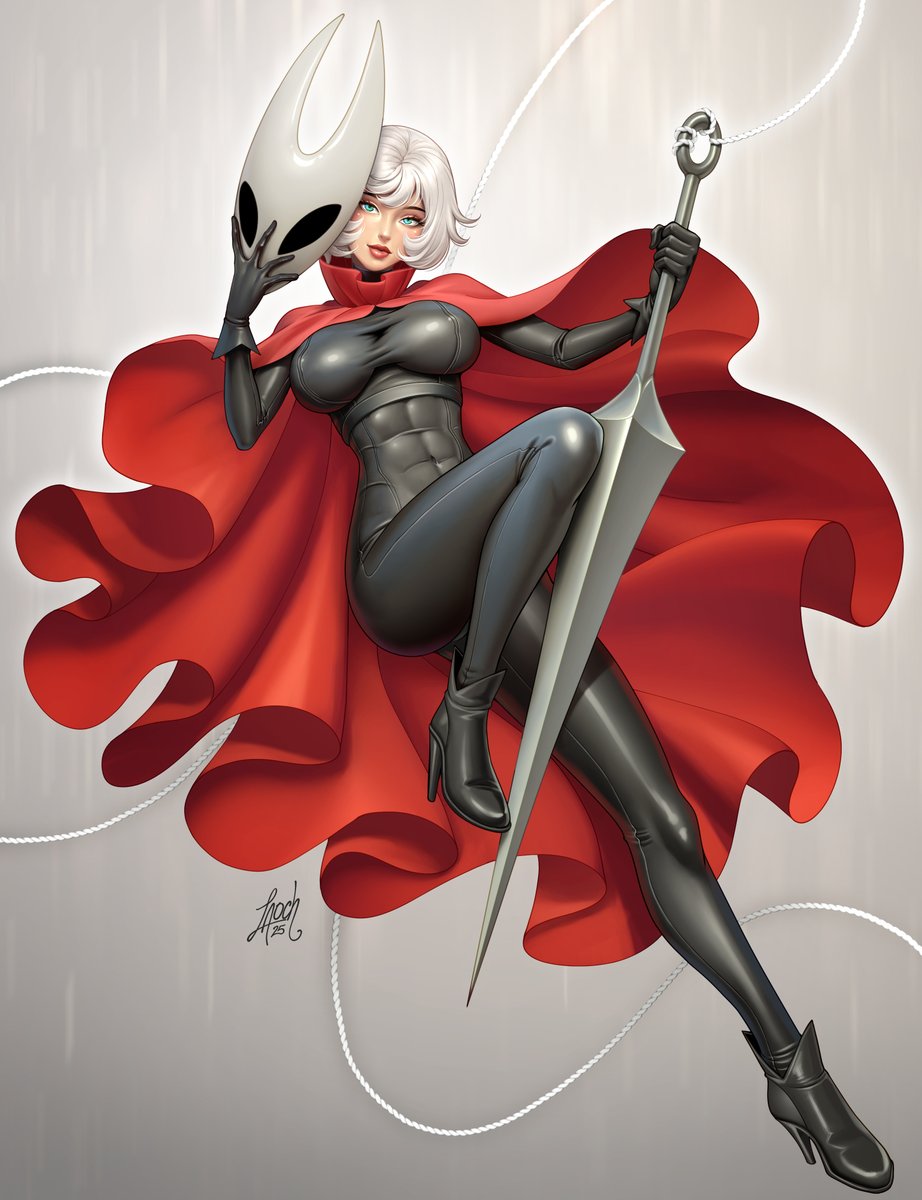 LaochVector's tweet image. ⭐Hornet - hollow knight⭐Vi que muchos la andan dibujando y aquí está mi versión. Espero que les guste. ⭐#hornet #hollowknight #silksongfanart  #silksong