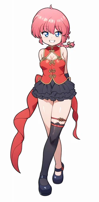 アイドルコラボらんま衣装!絶対にかきたかった #らんま #アイドル