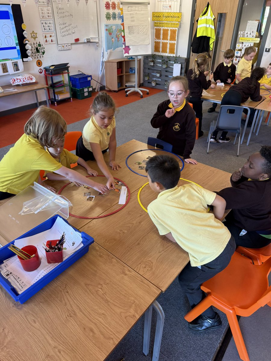 EastfieldPSHull's tweet image. In our #epsscience work this week #2AW have been sorting animals into groups: living, dead, and never alive.