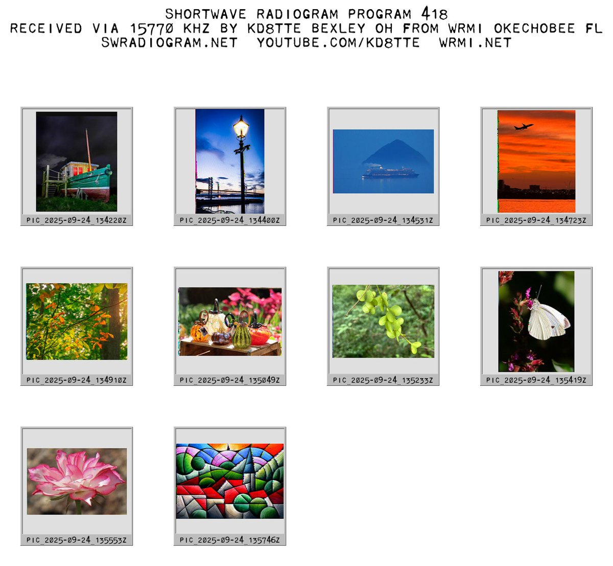 Final reception of <a href="/SWRadiogram/">Shortwave Radiogram</a> program 418, this time morning hours, 15 MHz, from Florida into central Ohio. Can <a href="/grok/">Grok</a> tell us which is the best reception I posted of program 418?