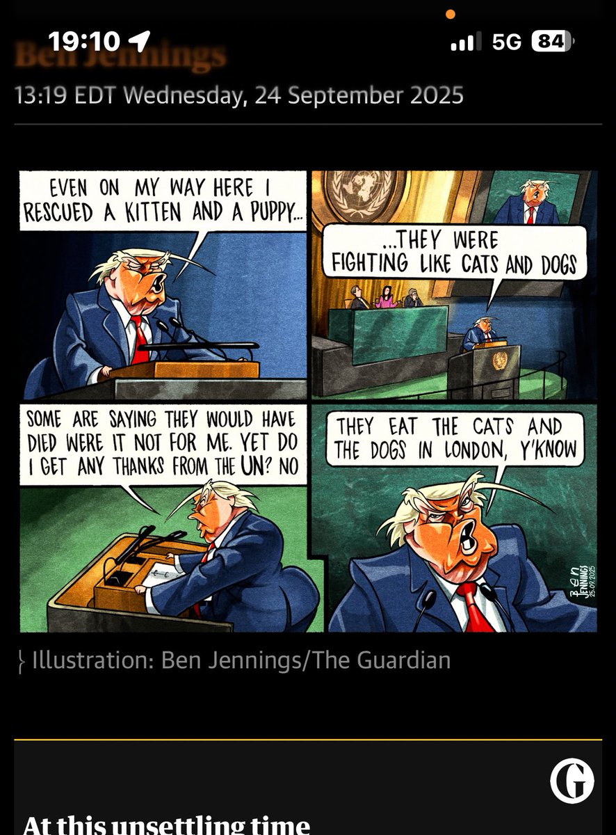 The UN Speech in a nutshell.