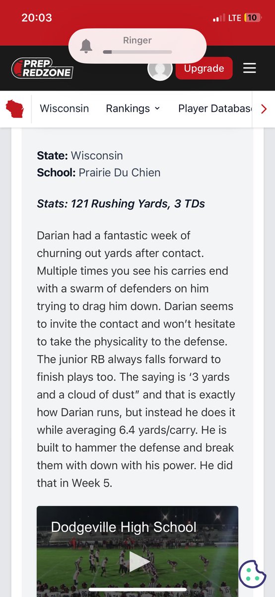Thank you <a href="/MJ_NFLDraft/">Mark Johnson</a> for the write up !!!

<a href="/PrepRedzoneWI/">Prep Redzone Wisconsin</a> 
<a href="/FBCoachRitchie/">Curt Ritchie</a> 
<a href="/CoachWinks/">Coach Winks</a> 
<a href="/CoachPopino/">Matthew Popino</a> 
<a href="/RieseDraft/">Owen Riese</a>