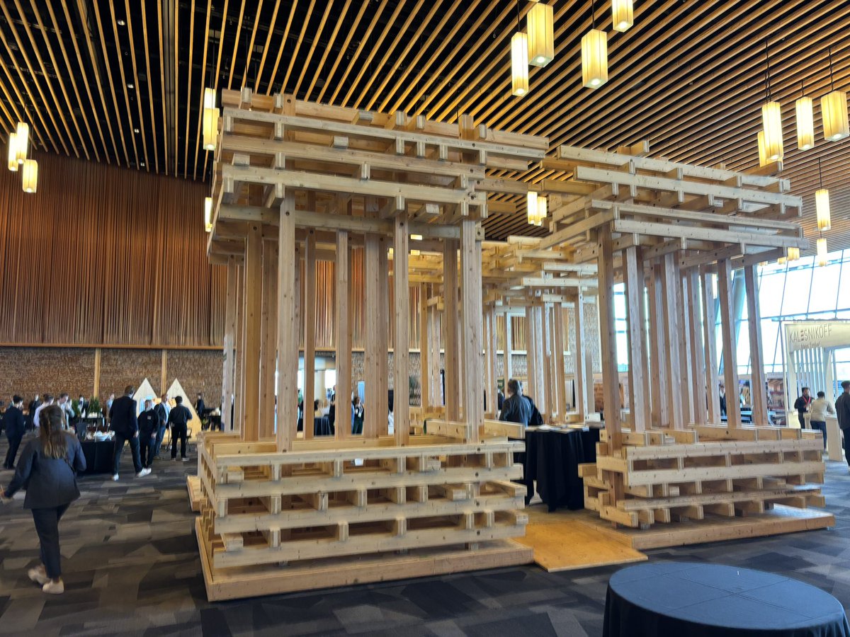 Today, I had an opportunity to cover #woodrise2025 5th International Congress in Vancouver. I learned how innovative wood construction practices can support low-carbon urban development in Canada and globally.