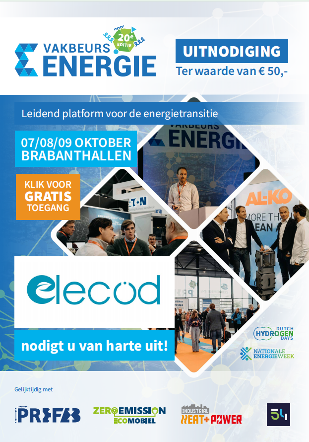 ElecodElectric's tweet image. Elecod zal presenteren op Vakbeurs Energie 2025 (7-9 okt)! 🎫We kunnen niet wachten om jullie te zien in Brabanthallen&apos;s-Hertogenbosch, Nederland. Bezoek ons in Hal 6, Stand C046. 

Haal je GRATIS ticket hier: databadge.net/nrgy2025/reg/e…

#VakbeursEnergie2025 #EnergyExpo #Elecod