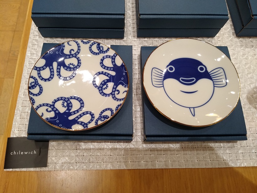 おいしい魚のシリーズに、美濃焼小皿が新登場🕺 さて、何にしようか