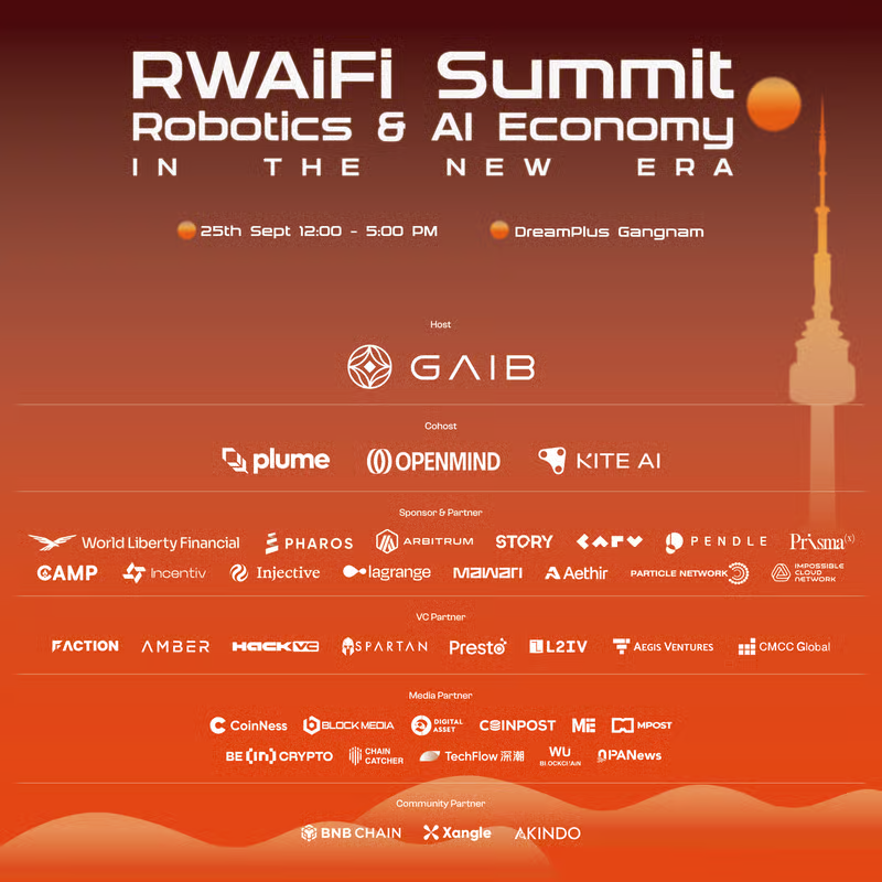 RWAiFi at <a href="/kbwofficial/">#KBW</a> is starting in 1:30h at 12PM KST!

1.9k people have signed up and spots are limited so make sure you're early!

Event time: Thu 25th, 12PM - 5PM
Venue: Dreamplus Gangnam, Seoul