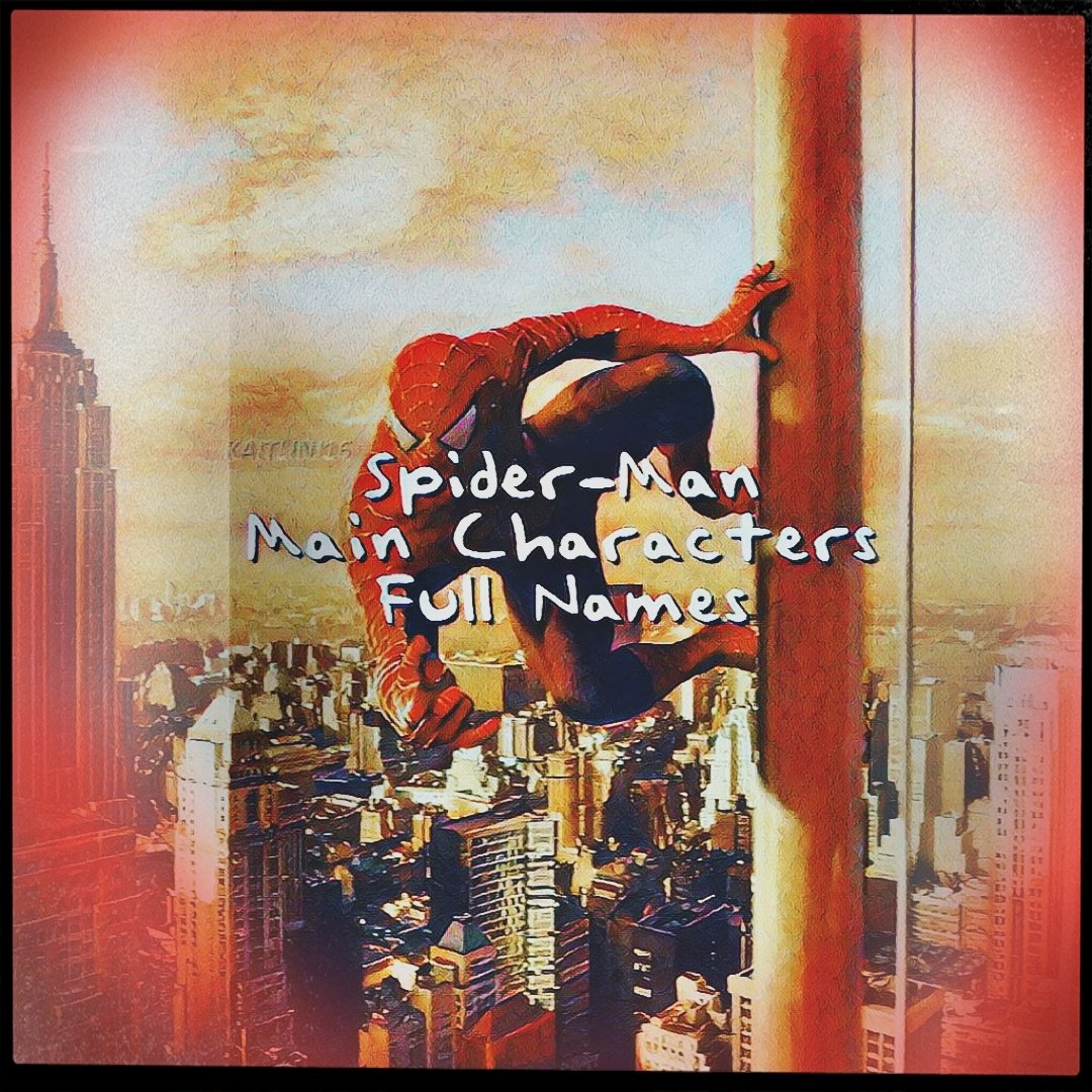 Kaitlinj161's tweet image. Spider-Man Trilogy
Main Characters + Full Names
❤💙❤
#spiderman #raimiverse #maincharacters #fullnames #edits