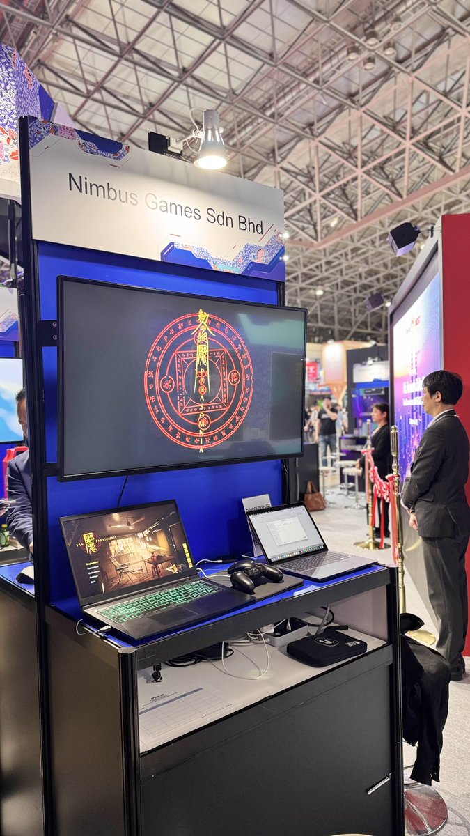 nimbusgamesdev's tweet image. ✈️🇯🇵 We’ve landed in Tokyo!
Nimbus Games is officially at TGS 2025 🎮✨
Super hyped to be here — come check us out if you’re around!
Our booth is located in Hall 1, Malaysian Pavilion
#TGS2025 #TokyoGameShow #NimbusGames
