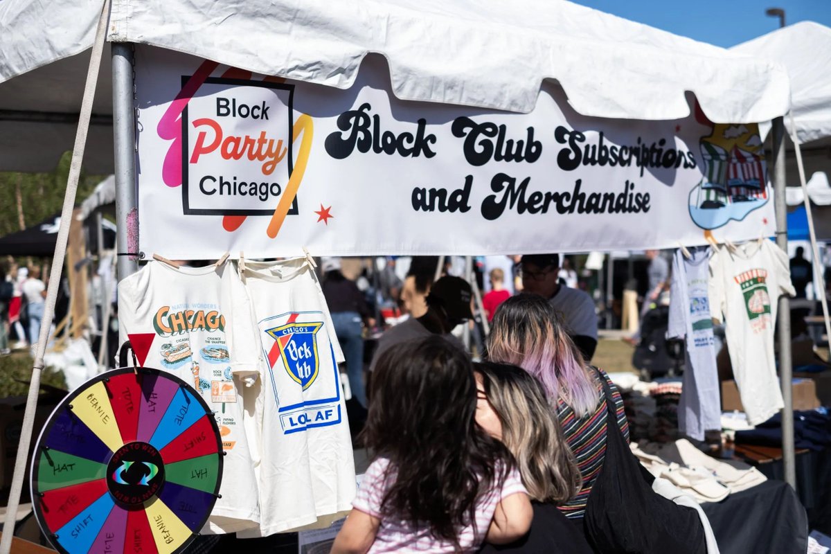 Are you a Block Club subscriber coming to our Block Party Oct. 4 at Half Acre Beer? 

Make sure to visit our subscriptions + merch table. As a thank-you for your support, subscribers can enter our raffles — and you may qualify for discounted merch!
RSVP at partywithblockclub.org
