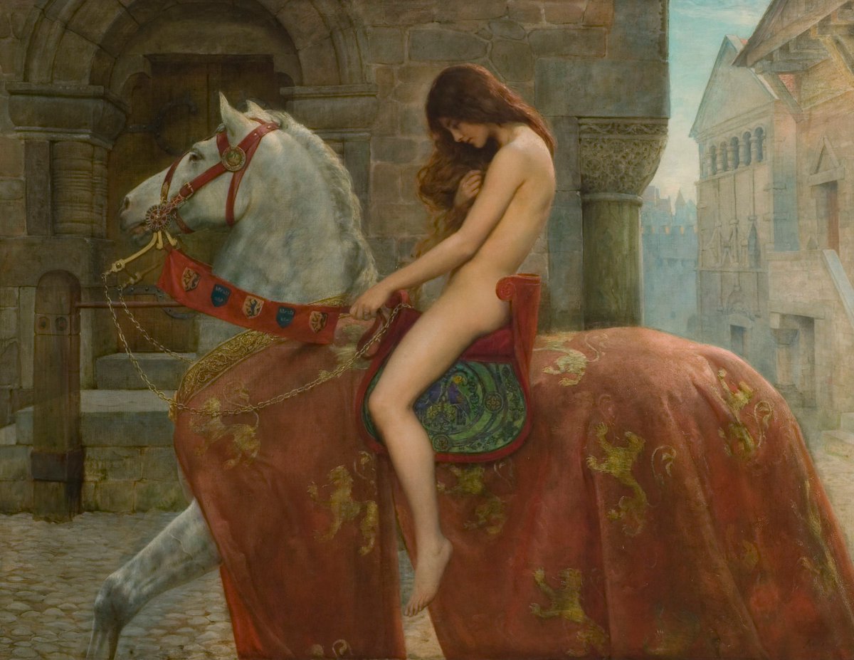XmxHowes's tweet photo. Check out my vintage paintings https://t.co/0xxOm41gLc
#wallart #NudeWomanOnhorse #LadyGodiva #JohnCollier #Art #Nude #NakedWoman #Medieval #Europe #Horse #Painting https://t.co/1r7n3cbAUC