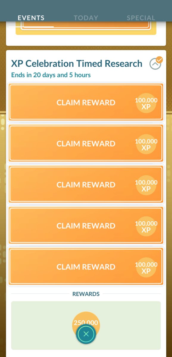 FillainPoGo's tweet image. XP Celebration Timed Research Page 50/50 ✅️

#PokemonGO