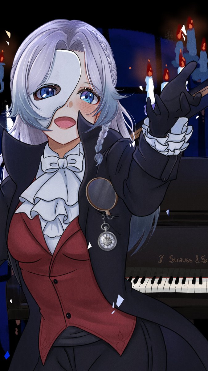 Welcome to the Opera! The Clock Tower is hosting this lovely show for you all. I hope you enjoy and remember... 
Keep your hand at the level of your eyes!