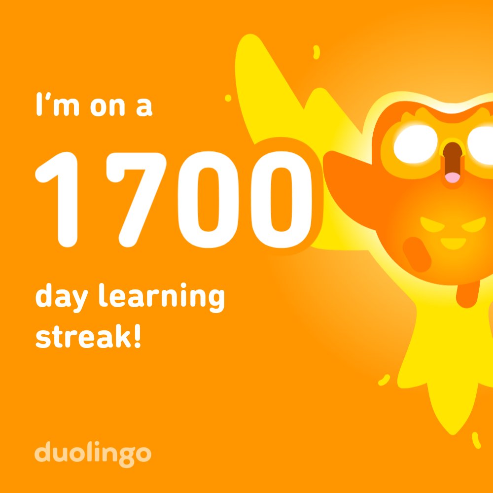 AmyIsSprite's tweet photo. Learn a language with me for free! Duolingo is fun, and proven to work. Here’s my invite link: https://t.co/dfMRZSYnPn https://t.co/1KpaHycQ2c