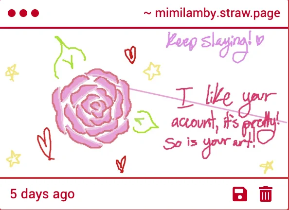 SQUEE.... THANK U FOR THE FLOWER SO PRETTY 