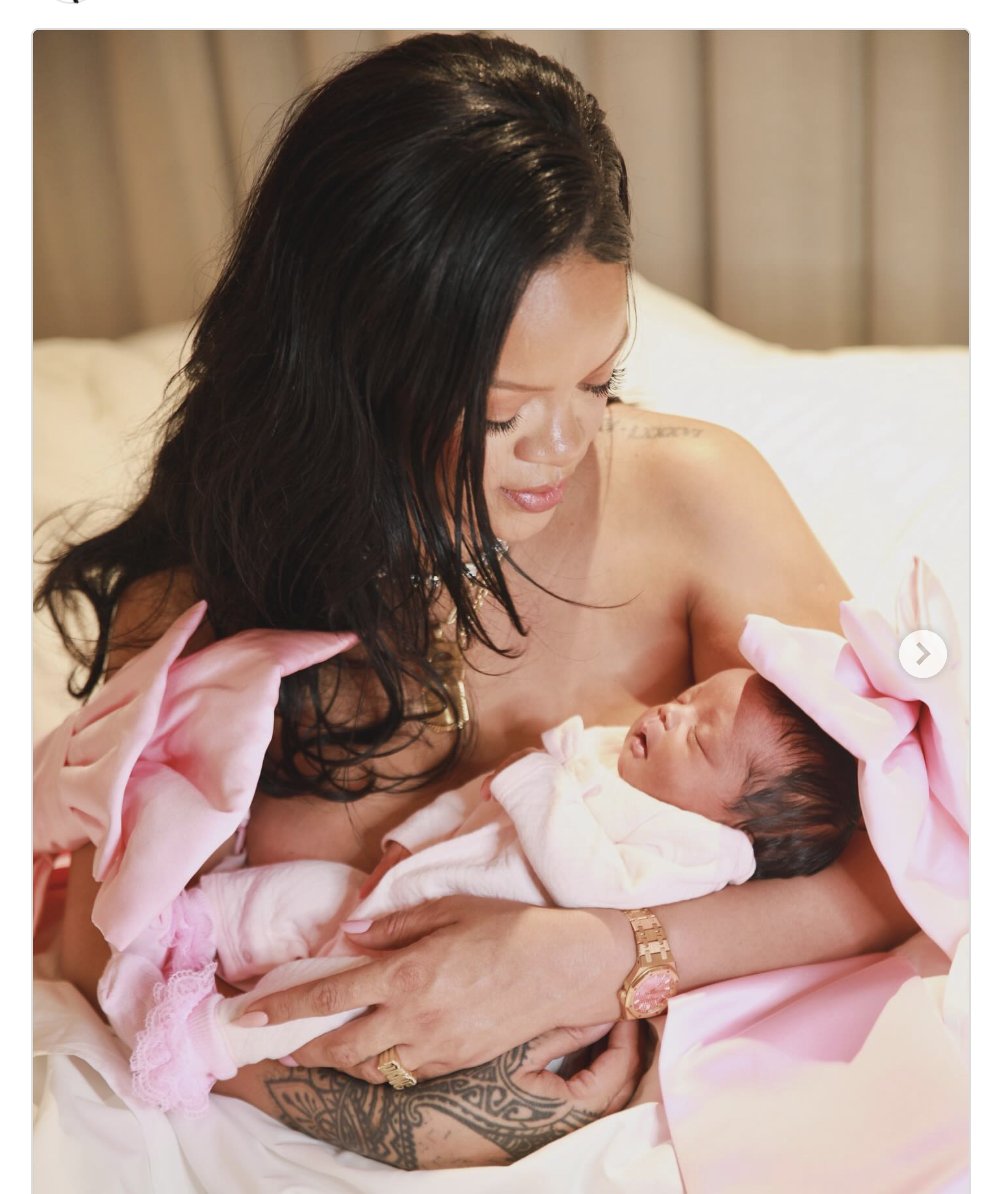 Rihanna finally got her girl. 

Love that for her. 

Yall still aint getting no album though. 

FentyBaby is next!