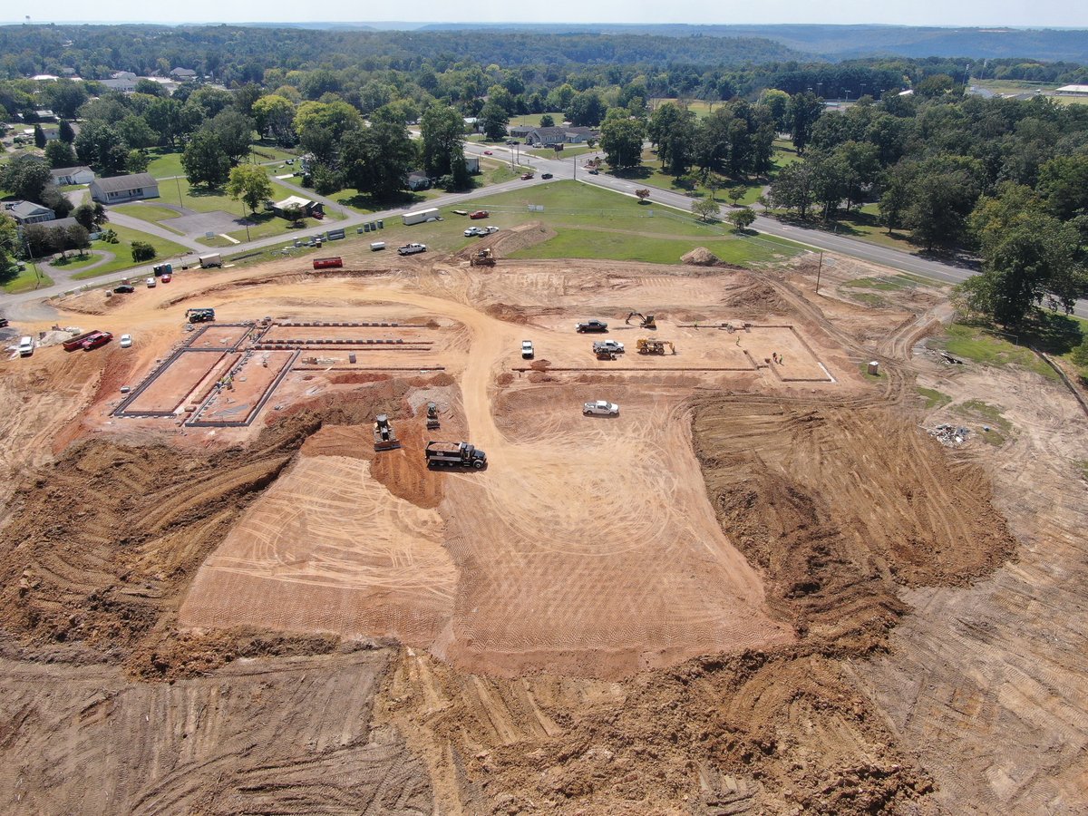 scoutpm_'s tweet photo. π Clear and sunny weather has contributed to good progress on construction of the new Kate Duncan Smith DAR Elementary School in Grant, Alabama. We are excited to partner with Marshall County Schools as program manager on this project. #MadeSure https://t.co/3NQ38sMi4m