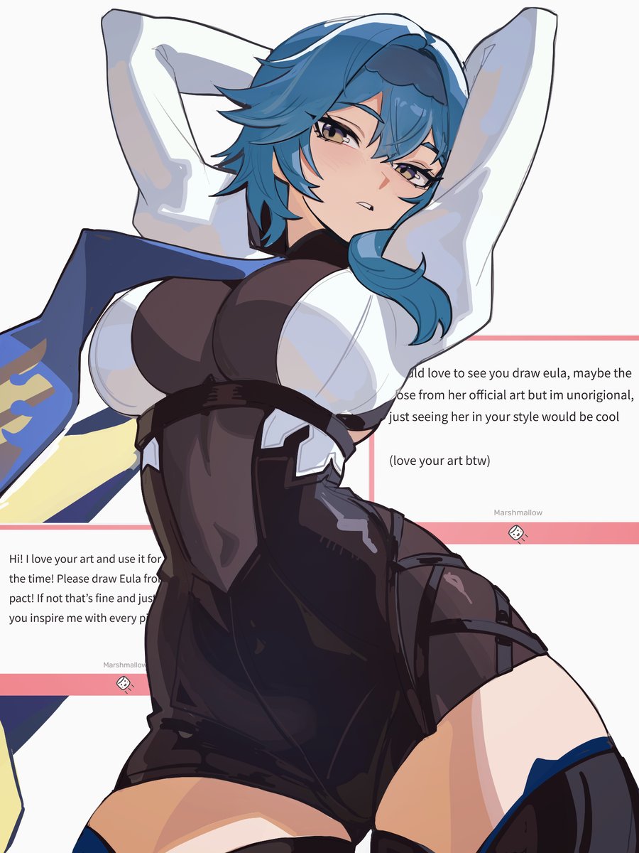 Eula was requested a lot, hope you like her! Let me know what you think. I'm going to do quite a few of these requests. 
Alt you know where