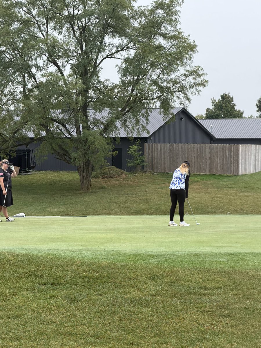 From today’s girls golf sectionals at Stillwater! Anneliese finished 73rd and Caroline 88th! Congrats on a great season ladies.

#GoJets
