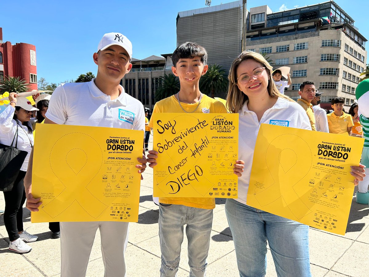 funsamex_org's tweet photo. 💛 En el marco del Mes Dorado, agradecemos a @VuelaFundacion por la invitación a ser parte del #GranListónDorado, un encuentro que reunió a 15 organizaciones de la sociedad civil en una gran muestra de amor y solidaridad por los niños, niñas y adolescentes con #cáncer.

Fue una jornada para visibilizar la importancia de la detección temprana y reafirmar que, unidos, podemos dar más esperanza y apoyo a quienes enfrentan esta batalla🎗️

¡Fundación @cancerwarriors_ trabajando de la mano de más organizaciones por el bien común! 

#SeptiembreDorado #CáncerInfantil #UnidosSomosMásFuertes