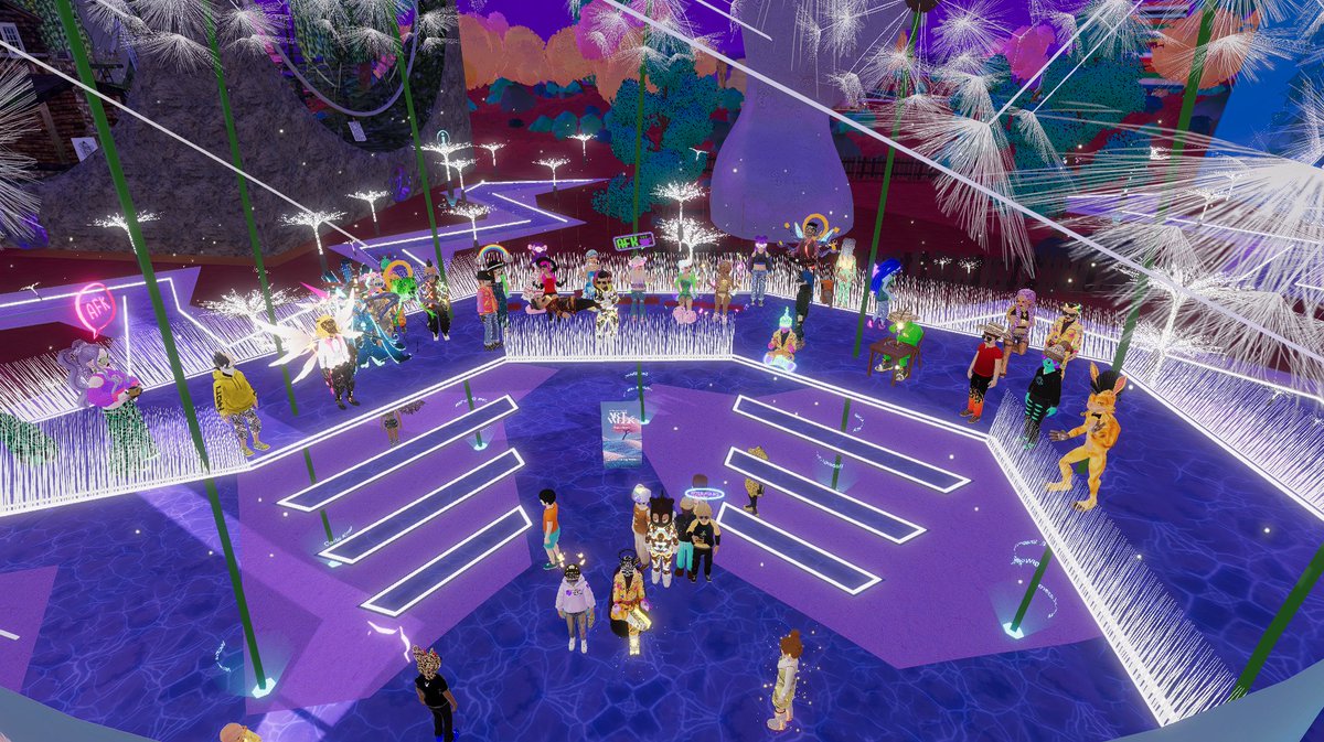 NeoDCL's tweet image. Digital Fashion Week tour with @decentraland fam!