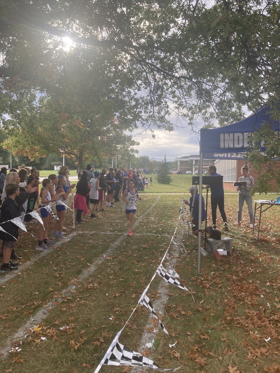 IndyBlueDevils's tweet image. Strong performance by Independence Middle School at our MS XC meet led by Jayden Musni!