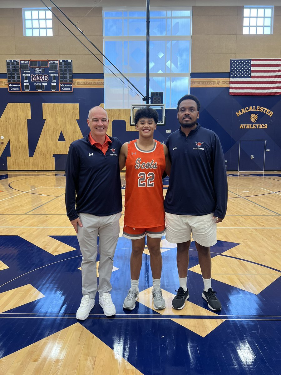 Joseph Costanzo (@josephcostanzo_) on Twitter photo After a great visit and conversations with Coach Rich Glesmann and Coach Mamadou Diallo, I am blessed to receive an offer from Macalester College!
<a href="/RichGlesmann/">Rich Glesmann</a> <a href="/CoachD_213/">Mamadou Diallo</a> <a href="/stpatrickhoops/">Saint Patrick Hoops</a> After a great visit and conversations with Coach Rich Glesmann and Coach Mamadou Diallo, I am blessed to receive an offer from Macalester College!
<a href="/RichGlesmann/">Rich Glesmann</a> <a href="/CoachD_213/">Mamadou Diallo</a> <a href="/stpatrickhoops/">Saint Patrick Hoops</a>