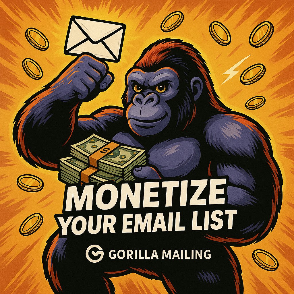 💌 Got a dating email list?
Turn opens into 💰 with Gorilla Mailing.

✅ Real-time lead passing
✅ Fast payouts
✅ Fully managed campaigns

👉 DM us to start earning.

#DatingTraffic #EmailProfits #AffiliateLife #Vrume