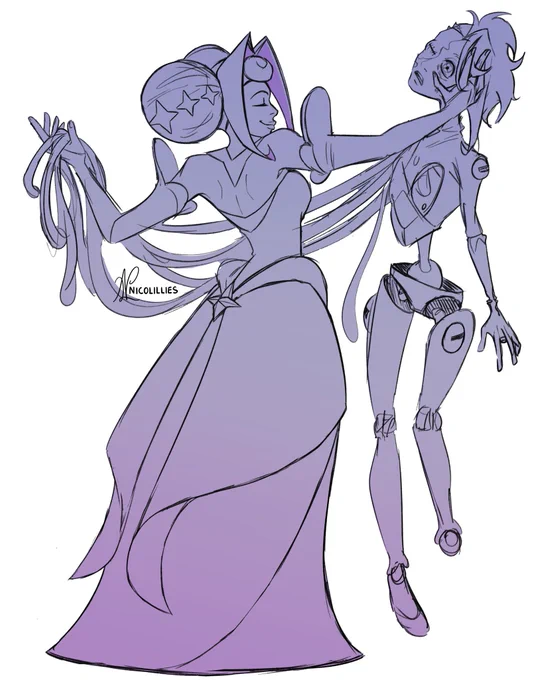 #KnightsOfGuinevere sketch hopefully i will have time for a full piece soon