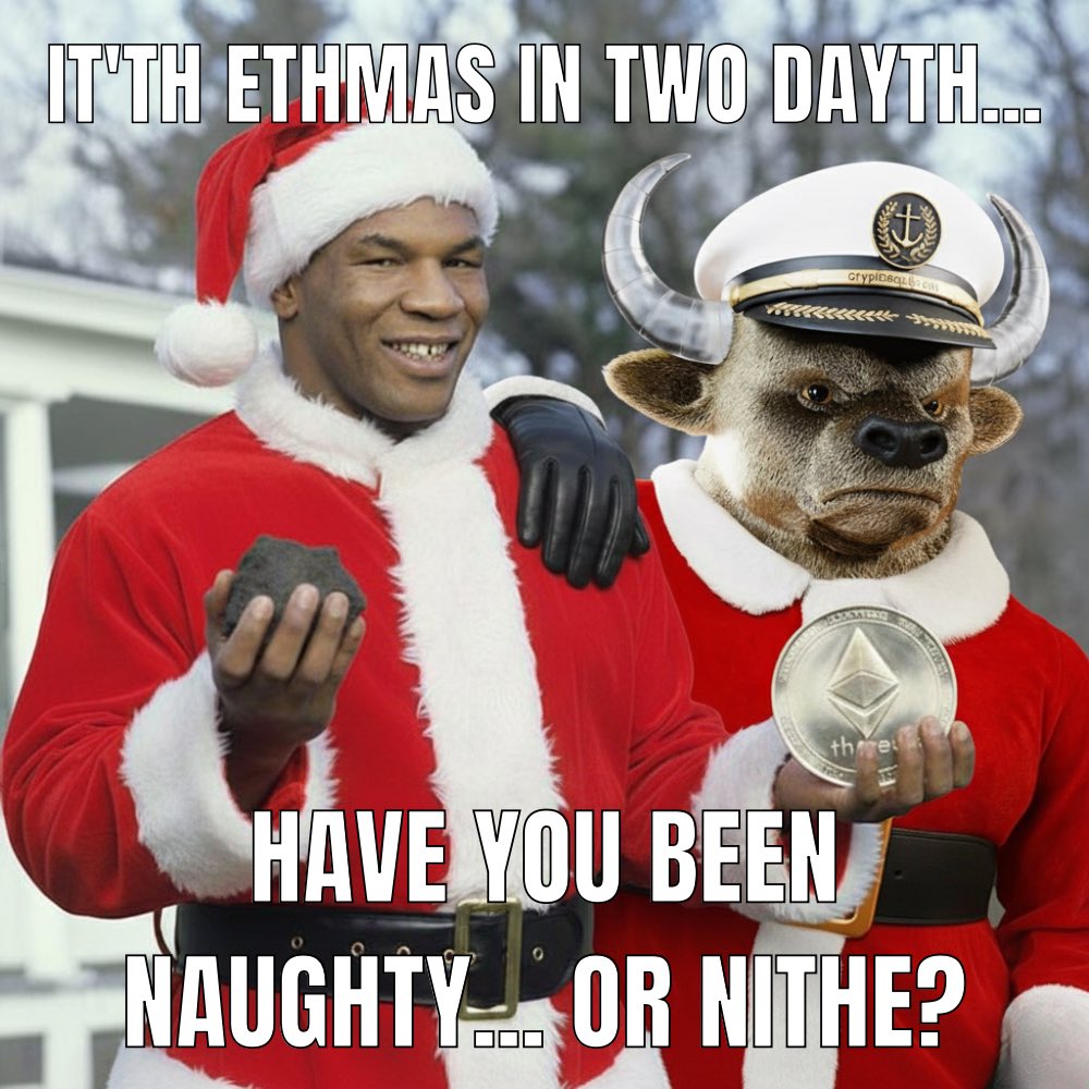 Heeey #BBNFT… This #ETHMAS… which hand you gonna rethieve, huh? 🥊💥 

You been Naughty or Nithe? 🤔