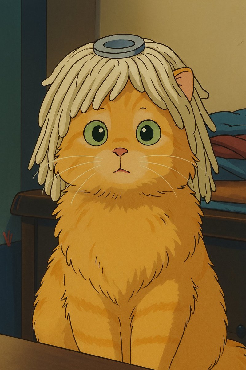 catwifhatsolana's tweet photo. My new wig is purr-fect. $CWIF #TokenExtensions https://t.co/Xym1EgmNBb