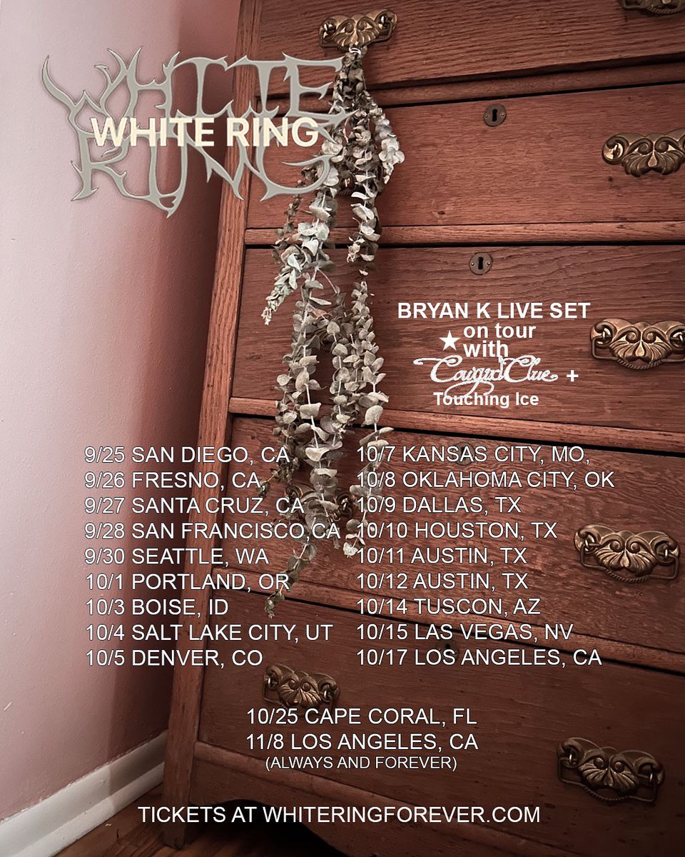 Tour with <a href="/cowgirl_clue/">Cowgirl Clue 𓃗 Official</a> + touching ice starts tomorrow