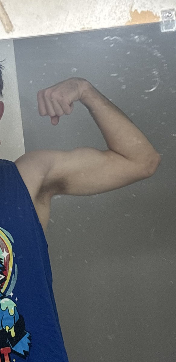 Autism powered fucked machine.

Also, from the progress pics I have from about a year ago, I’ve built a good bit of muscle. Super proud of where I’m at, and it’s only up from here :3c