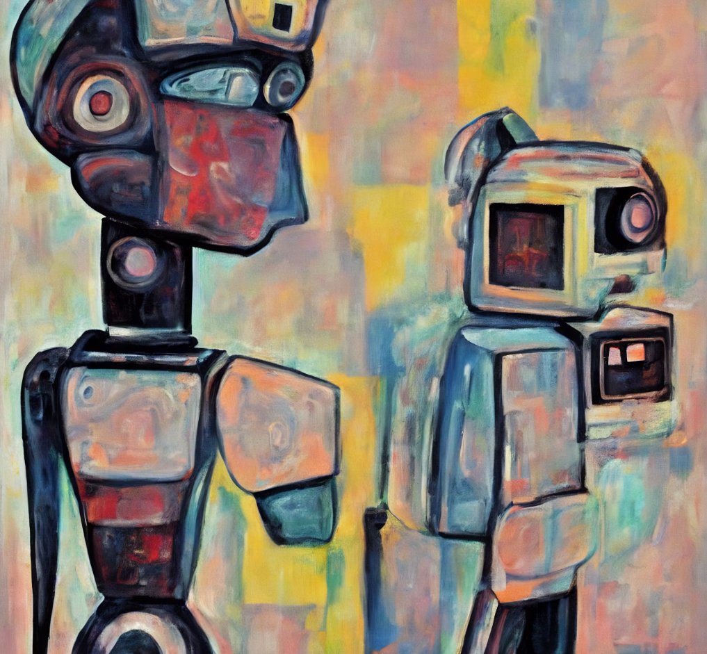 Yes! This is it - AI, art, and robots. Love it! #botto