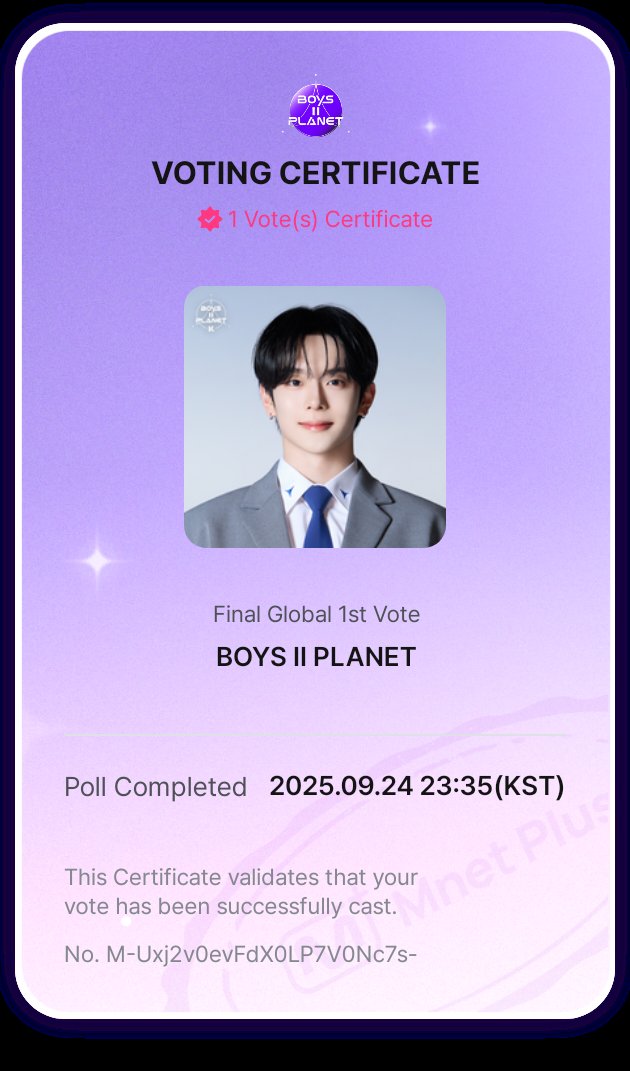 edeldispatch's tweet image. hola amigos voten por yoo kangmin hoy por mi mañana x ustedes 🤞