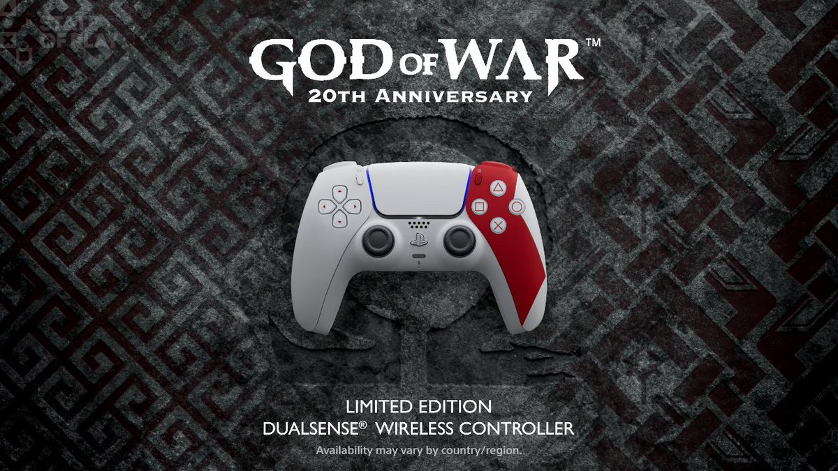 shinobi602's tweet image. God of War 20th Anniversary Edition DualSense

#StateofPlay #PS5