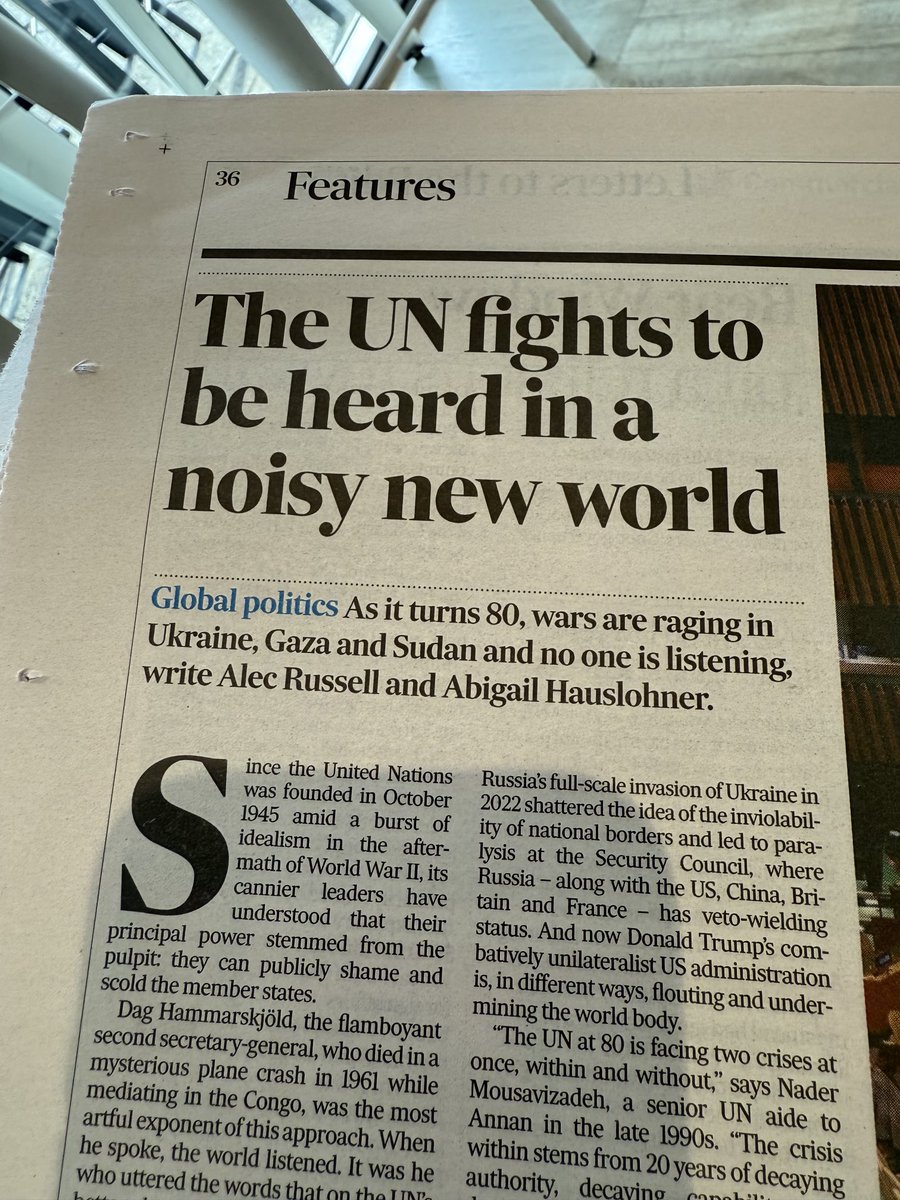 I suspect no one is listening to the UN because they have long abandoned their role as an honest impartial broker