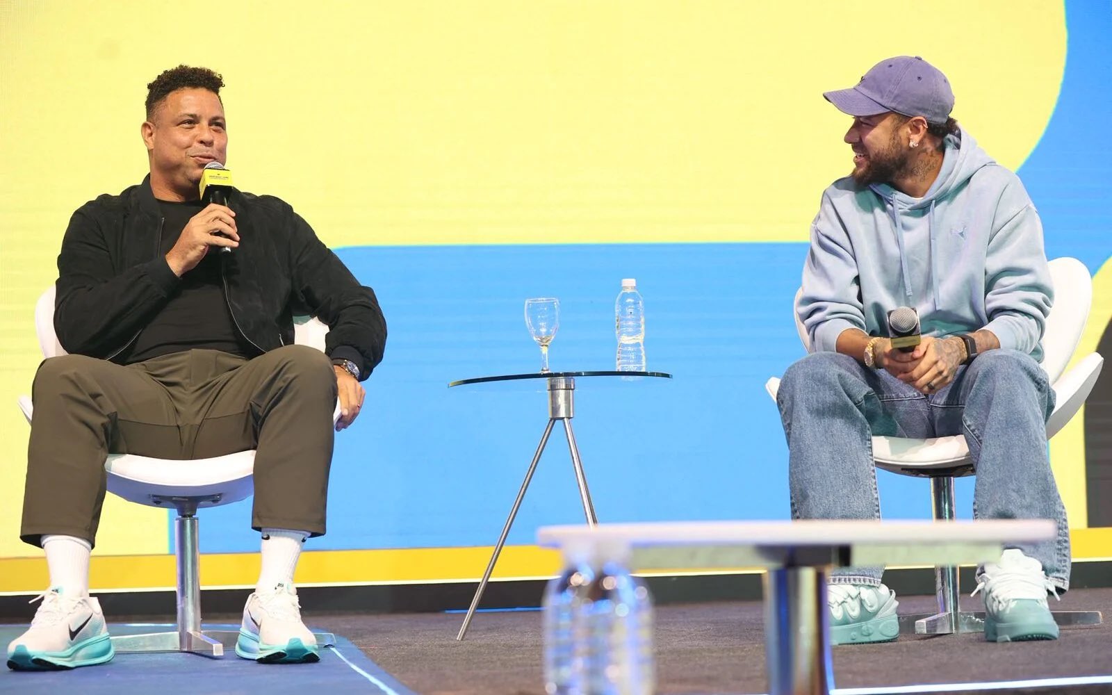 رونالدو ونيمار. (وكالات)